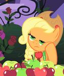  applejack_(mlp) equine friendship_is_magic gif horse midnight my_little_pony night screencap sleepy 