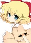  bad_id bad_pixiv_id blonde_hair blue_eyes frown haru_(kyou) mother_(game) mother_2 paula_(mother_2) ribbon solo 
