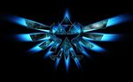 background backlighted blue logo the_legend_of_zelda triangles wallpaper 