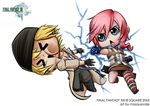  final_fantasy final_fantasy_xiii lightning lightning_(ff13) masquevale snow_(ff13) 