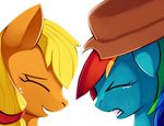  blue_fur duo equine female feral friendship_is_magic fur horse mammal my_little_pony negative_fox negativefox pegasus pony rainbow_dash_(mlp) suggestive 
