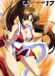  breasts cleavage izumi_mahiru king_of_fighters large_breasts mahirutei queen&#039;s_gate shiranui_mai 