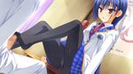  ashikoki censored feet game_cg muririn nagamitsu_maya noble_works pantsu pantyhose penis school_uniform yuzu-soft 