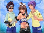  aburame_shino genderswap hyuuga_hinata inuzuka_kiba naruto 