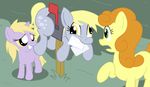  cub cutie_mark derpy_hooves_(mlp) dinky_hooves_(mlp) equine female feral friendship_is_magic horn horse in_a_mailbox mail mammal my_little_pony pegasus pony unicorn unknown_artist young 
