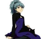  darker_than_black dress mao_(darker_than_black) neko transparent_png vector_trace yin 