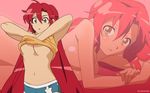  shirt_lift tagme tengen_toppa_gurren-lagann yoko_littner 