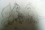  3p bestiality charizard gay monochrome pokephilia sex sketch xaewon yaoi 