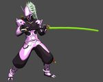  armor blazblue calamity clothes eyes fighter hakumen ninja sword trigger 