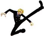  blonde_hair capoeira cigarette flying_kick formal kick kicking male male_focus one_piece sanji suit 