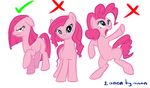  female feral friendship_is_magic fur horse mammal my_little_pony pink_fur pinkamena_(mlp) pinkie_pie_(mlp) plain_background pony unknown_artist white_background 