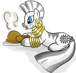  chicken equine female friendship_is_magic horse my_little_pony pony racist_joke smittyg smoke zebra zecora_(mlp) 