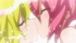  2girls blush kiss kuchinashi mio needless yuri 