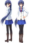  muririn nagamitsu_maya noble_works pantyhose school_uniform yuzu-soft 