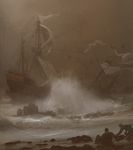  craig_mullins pirate ship shipwreck sky storm watercraft 