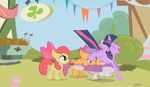  apple_bloom_(mlp) applebloom_(mlp) cub cutie_mark cutie_mark_crusaders_(mlp) equine female feral friendship_is_magic gambolling gif happy horn horse mammal my_little_pony pegasus pony prancing scootaloo_(mlp) screencap sweetie_belle_(mlp) twilight_sparkle_(mlp) unicorn unknown_artist wings yes yesyesyes young 