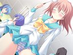  blush cooking pantsu public_vibrator pussy_juice school school_uniform serafuku wet 