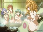  breast_hold eina gravion leele luna_gusuku mizuki_tachibana nude onsen wallpaper watermark 