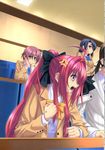  corticarte_apa_lagranges kannatsuki_noboru light_of_night pink_eyes pink_hair school_uniform shinkyoku_soukai_polyphonica stitchme 