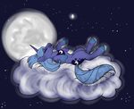  alicorn cutie_mark equine female feral friendship_is_magic horn horse mammal my_little_pony nightmare_moon_(mlp) pegacorn pony princess_luna_(mlp) solo space unknown_artist winged_unicorn wings 