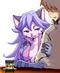  &#12375;&#12419;&#12416;&#12414;&#12395; ????? animal_ears artist_request bar beverage breasts cat cleavage cyber_connect_2 feline female furry glass hair human ice_cube little_tail_bronx male mammal naughty_face op&#233;ra_kranz op&eacute;ra_kranz opera_kranz opã©ra_kranz plain_background purple_hair smile solatorobo tail white_background 
