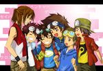  daimon_masaru digimon digimon_adventure digimon_adventures_02 digimon_frontier digimon_savers digimon_tamers digimon_xros_wars kanbara_takuya kudou_taiki matsuda_takato motomiya_daisuke yagami_taichi 