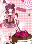  devil dress horns momoshiki_tsubaki pantsu pantyhose see_through tail wings 