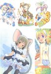  bikini dress kemonomimi maid mizugi pop tail thighhighs 