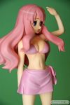  baka_to_test_to_shoukanjuu bikini breasts busty cleavage figure himeji_mizuki long_hair photo pink_hair solo swimsuit 
