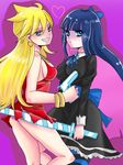  artist_request dress goth gothic panties panty_&amp;_stocking_with_garterbelt panty_(character) panty_(psg) smile stocking_(character) stocking_(psg) sword underwear weapon 