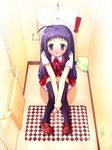  al_azif_(artist) ayase_yue mahou_sensei_negima! school_uniform toilet urine 