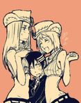  2girls death_the_kid elizabeth_thompson lowres multiple_girls patricia_thompson siblings sisters soul_eater 