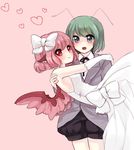  amachi_osamu animal_ears antennae bad_id bad_pixiv_id bow carrying dress gloves hair_bow hair_ribbon highres multiple_girls mystia_lorelei pants princess_carry ribbon short_hair touhou wedding wedding_dress white_dress white_gloves wife_and_wife wings wriggle_nightbug yuri 