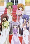  dress fuyou_kaede lisianthus nerine primula shigure_asa shuffle! shuffle_memories wedding_dress 