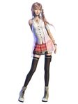  cg final_fantasy final_fantasy_xiii serah_farron thighhighs 