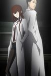  1girl highres makise_kurisu okabe_rintarou pantyhose screencap steins;gate 