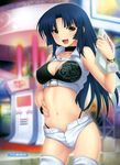  cleavage erect_nipples kazuma_muramasa pantsu thighhighs 