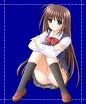  nishimata_aoi pantsu school_uniform tagme 