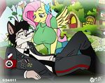 anthrofied big_breasts breasts canine dream equine female fluttershy_(mlp) friendship_is_magic horse male mammal medal medals my_little_pony nazi pegasus pony ss uniform wings wolf wolfjedisamuel 