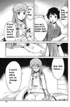  1girl amano_yukiteru comic esuno_sakae gasai_yuno greyscale highres mirai_nikki monochrome yandere 