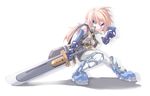  armor blonde_hair blue_eyes frfr sword weapon 