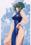  barnette_orangello blurred cheongsam chinadress chinese_clothes find_similar green_hair tagme vandread 