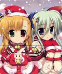  christmas crease einhart_stratos fixme heterochromia mahou_shoujo_lyrical_nanoha mahou_shoujo_lyrical_nanoha_vivid tagme vivio 