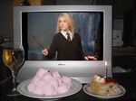  2d_dating cake food harry_potter lonely luna_lovegood marshmallow pastry photo solo third-party_edit 