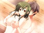  bathing breast_grab game_cg kasuga_iroha nipples nude odawara_hakone tasogare_no_sinsemilla 