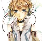  bad_id bad_pixiv_id blonde_hair blue_eyes cosora detached_sleeves headphones kagamine_len lowres male_focus solo upper_body vocaloid 