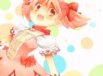  bad_id bad_pixiv_id gloves kaname_madoka mahou_shoujo_madoka_magica okara_kirazu pink_eyes pink_hair short_hair solo twintails 