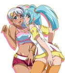  ass bakugan bakugan_battle_brawlers dark_skin julie_hayward long_hair lowtech-city misaki_runo panties underwear 