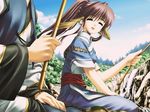  fishing game_cg hakuoro leaf_(studio) smile tagme touka utawarerumono 