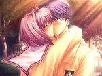  cg clannad fujibayashi_kyou game_cg key okazaki_tomoya tagme 